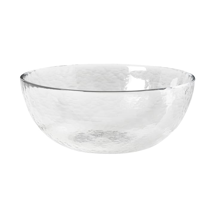 Hammered glass bowl Ø 17 cm - Klar - Broste Copenhagen