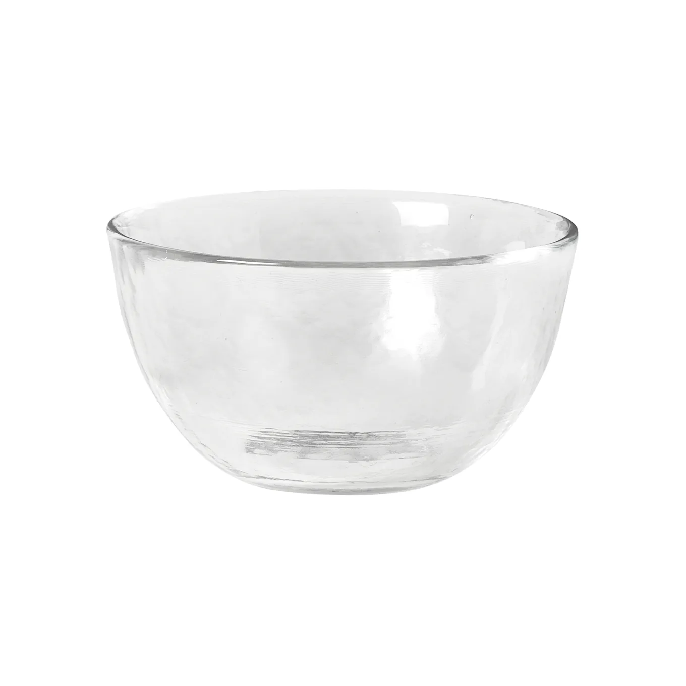 Hammered glass bowl Ø 9.5 cm from Broste Copenhagen