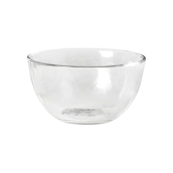 Hammered glass bowl Ø 9.5 cm - Klar - Broste Copenhagen