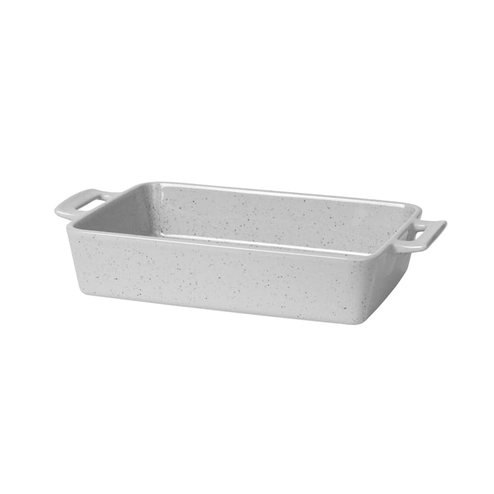 Hasle oven dish 21.5x37 cm - light grey granite - Broste Copenhagen