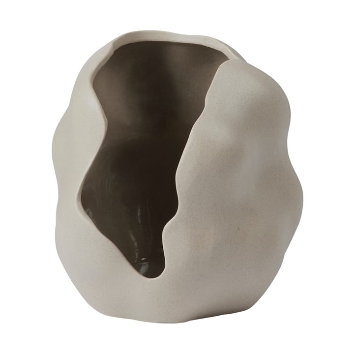 Hekla tealight holder Ø16 cm - Dove grey - Broste Copenhagen
