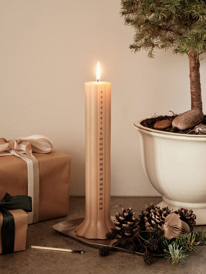 Heli calendar candle, Walnut Broste Copenhagen