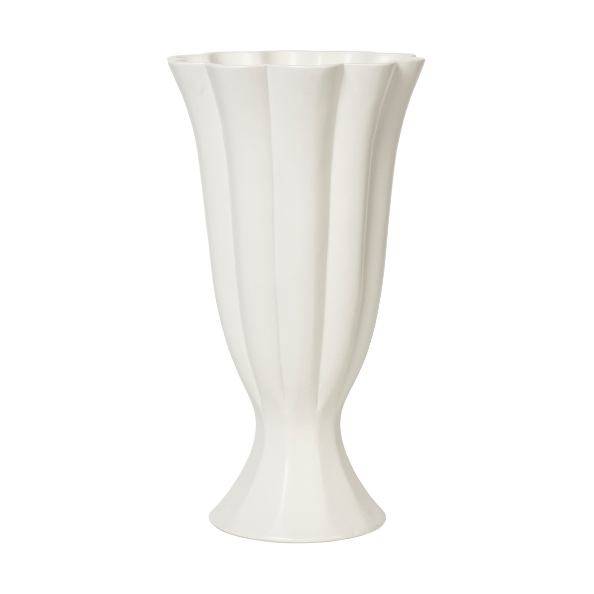 Broste Copenhagen Heli vase L Cream
