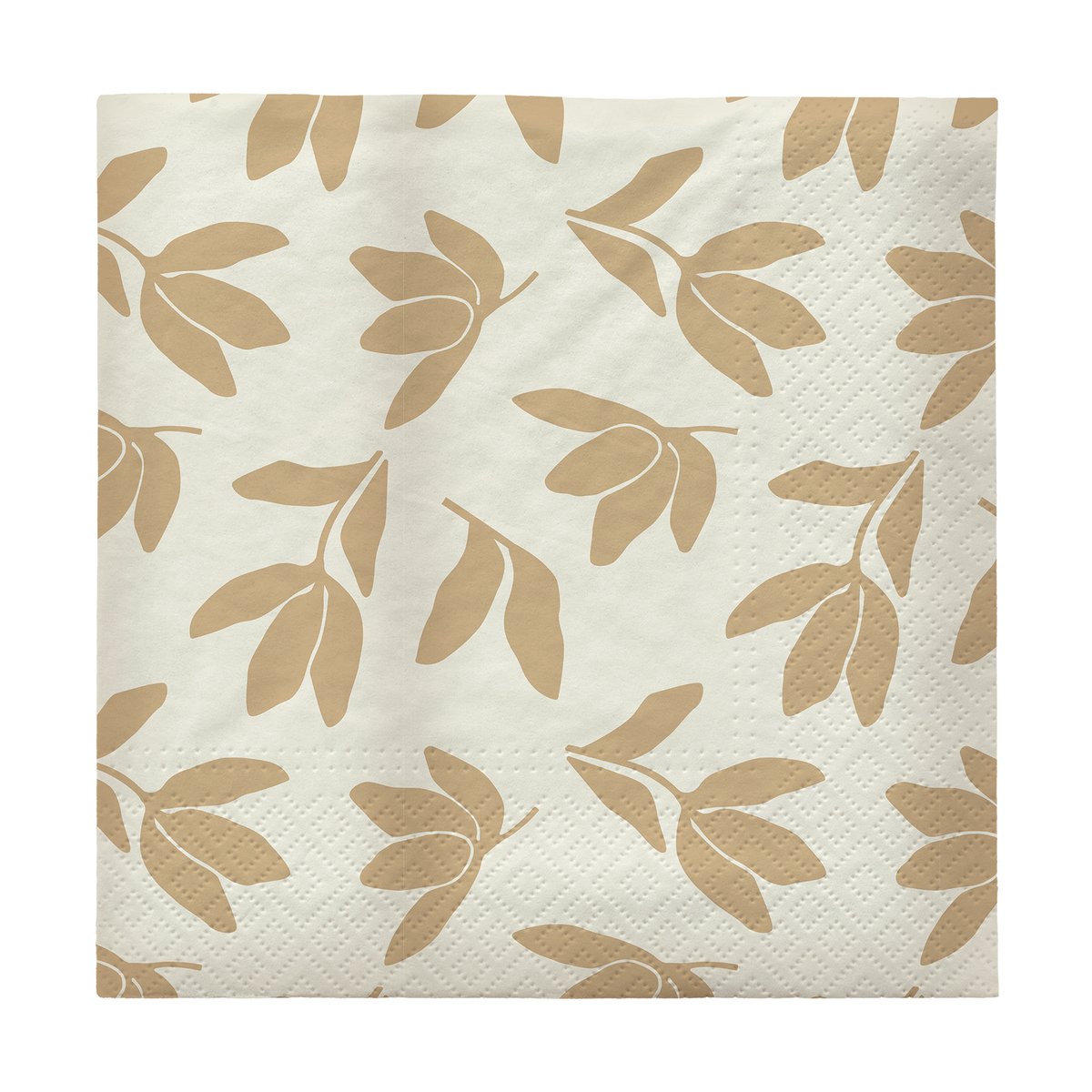 Broste Copenhagen Herbert paper napkins 33x33 cm 20-pack Beige-off white
