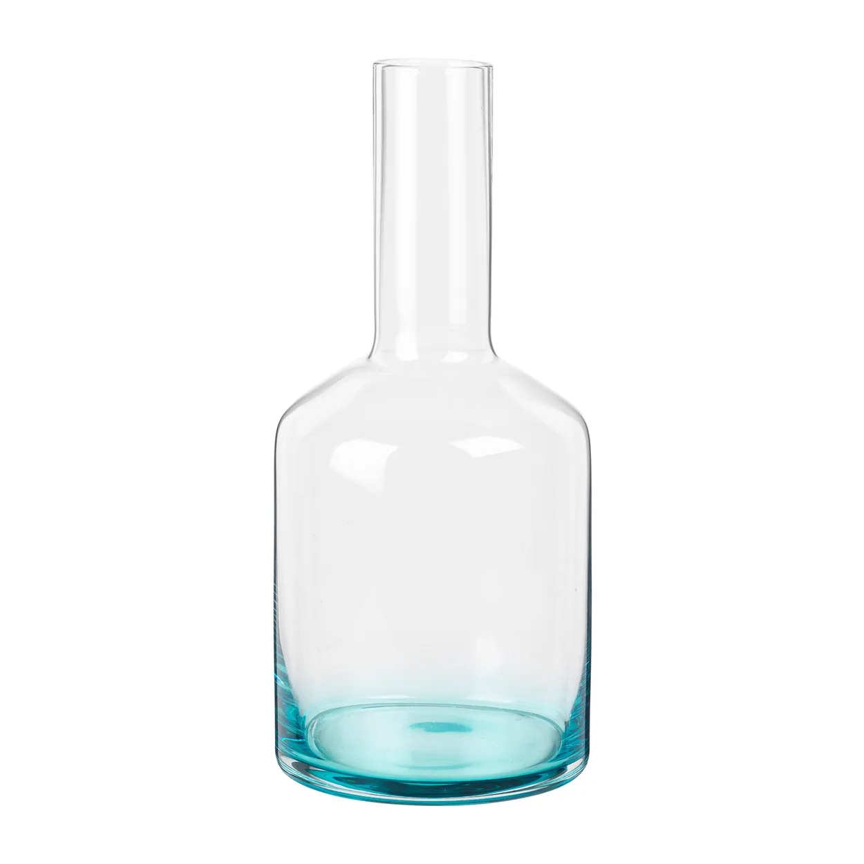 Broste Copenhagen Hue carafe 1.1 l Clear-turquoise | Scandinavian Design | Water jugs and carafes | Turquoise