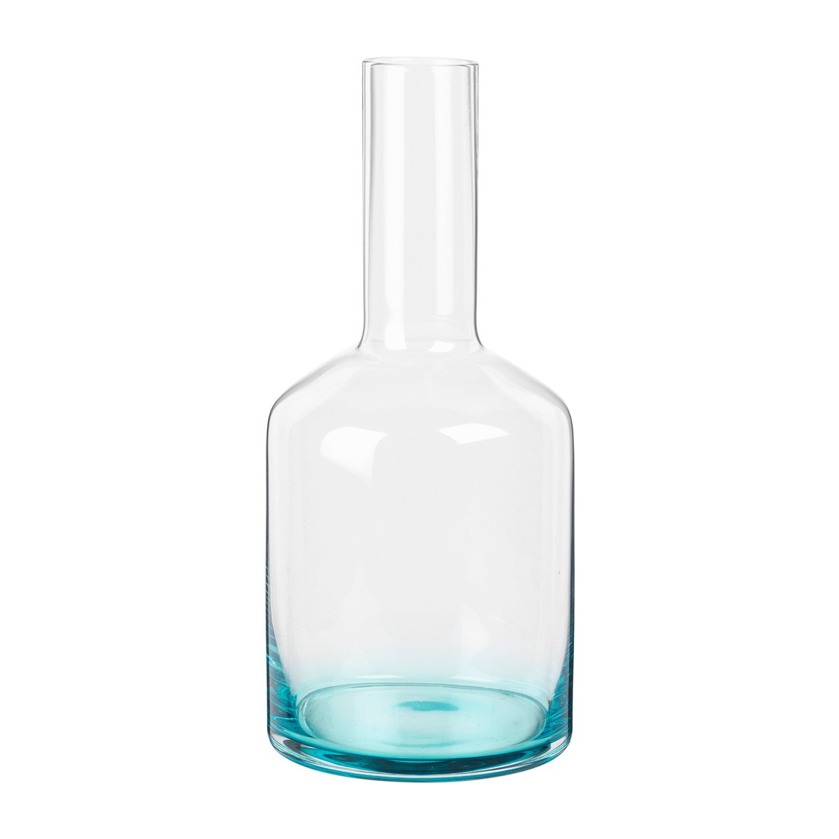 Broste Copenhagen Hue carafe 1.1 l Clear-turquoise | Scandinavian Design | Water jugs and carafes | Turquoise