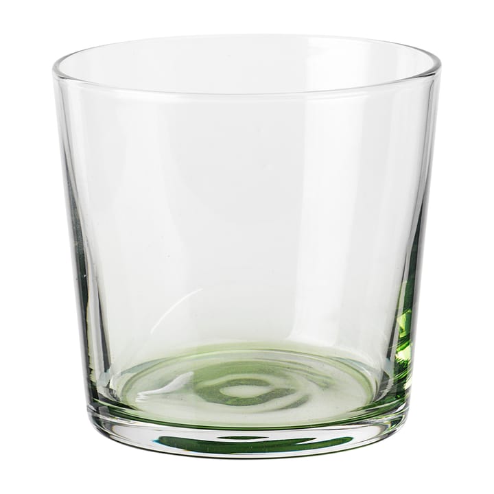 Hue drinking glass 15 cl - Clear-olive green - Broste Copenhagen