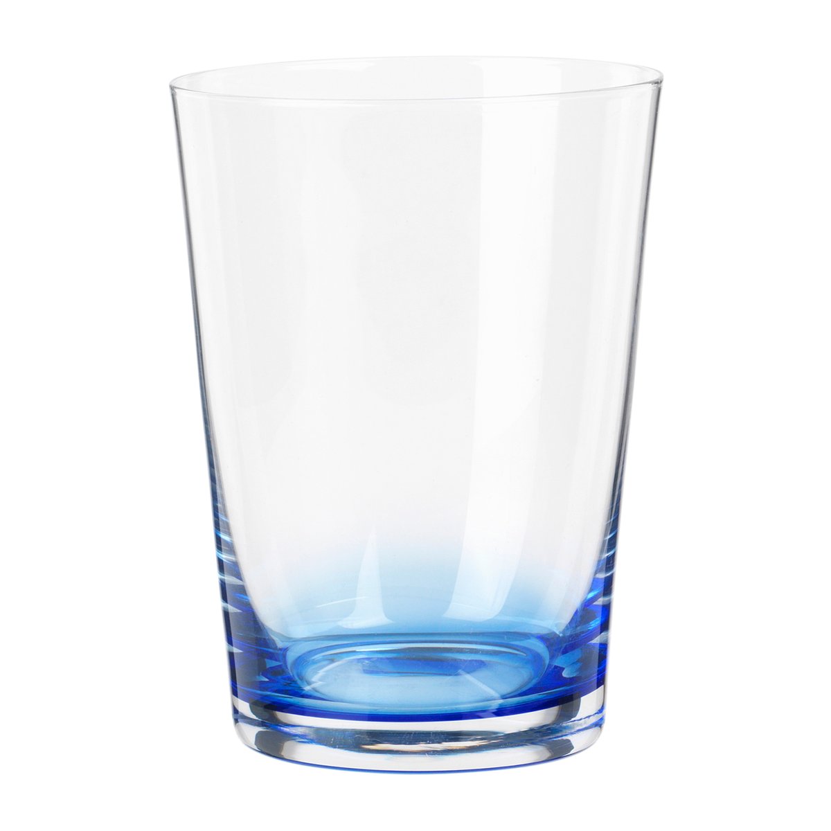 Broste Copenhagen Hue drinking glass 30 cl Clear-blue