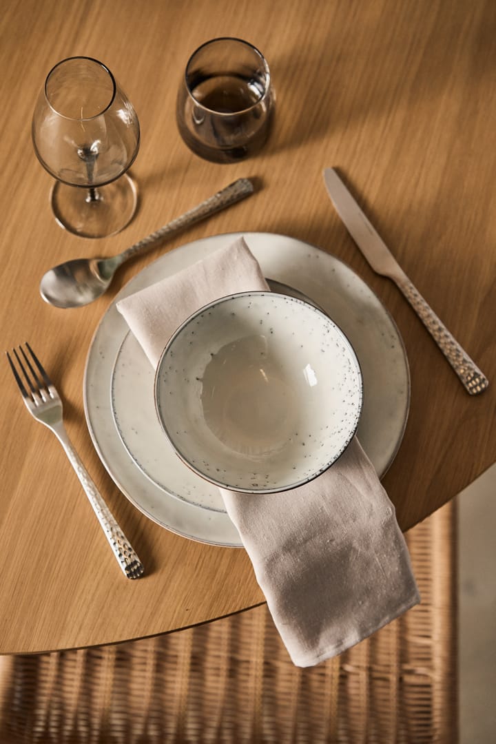 Hune cutlery 16 pcs - Brushed satin hammered - Broste Copenhagen