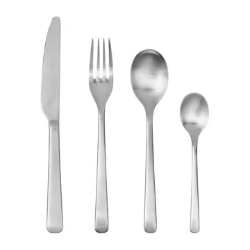 Hune cutlery 16 pcs - Brushed satin - Broste Copenhagen