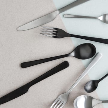 Hune cutlery 16 pcs - titanium mat black - Broste Copenhagen