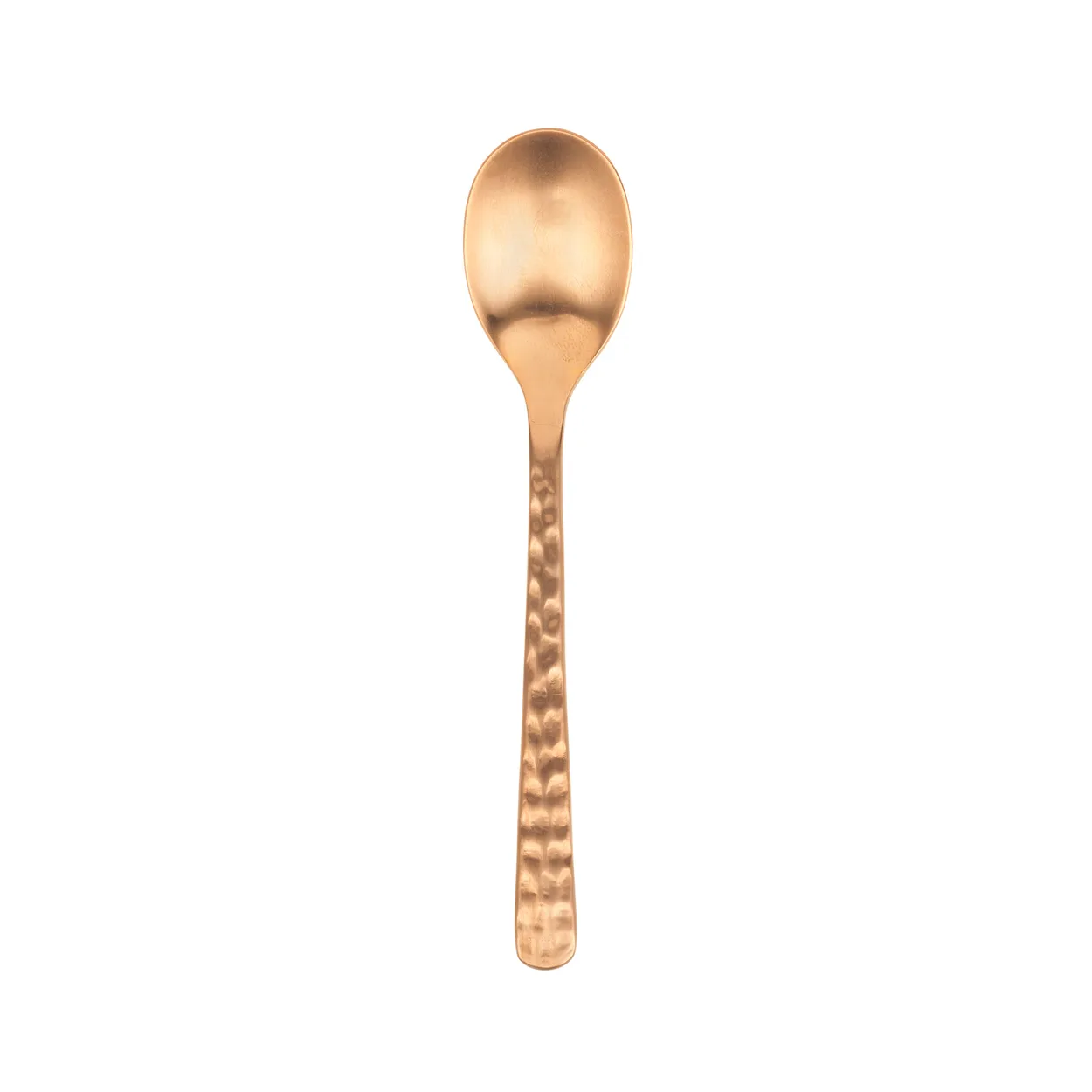 Broste Copenhagen Hune teaspoon copper hammered | Scandinavian Design | Tea & coffee spoons | Gold-coloured