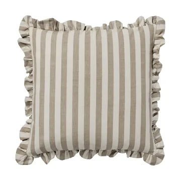 Ina cushion cover - Brown kelp-castle beige, 50x50 cm - Broste Copenhagen