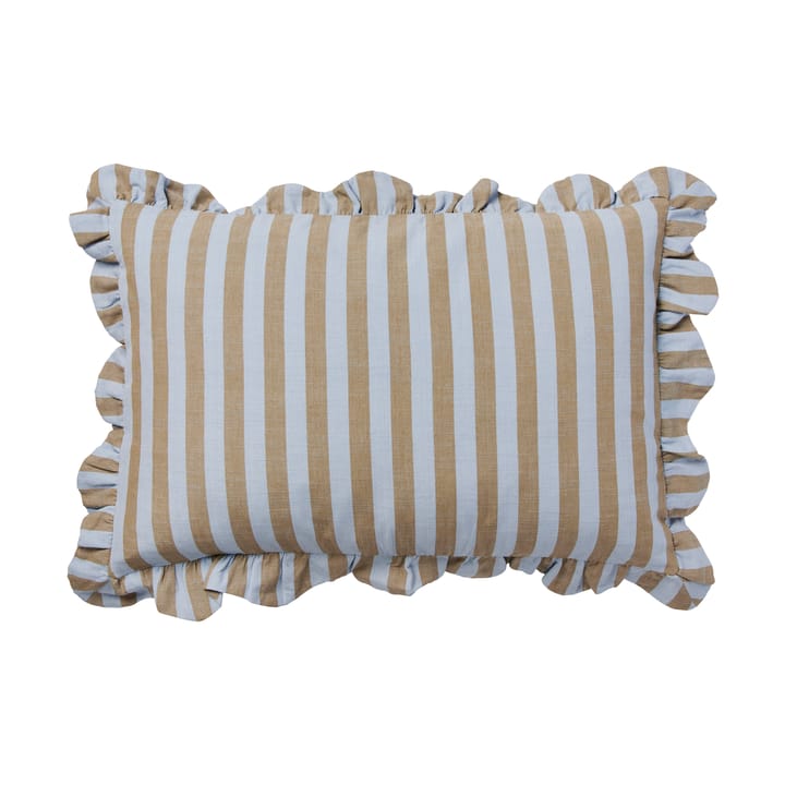 Ina cushion cover - Dusty blue-brown kelp, 40x60 cm - Broste Copenhagen