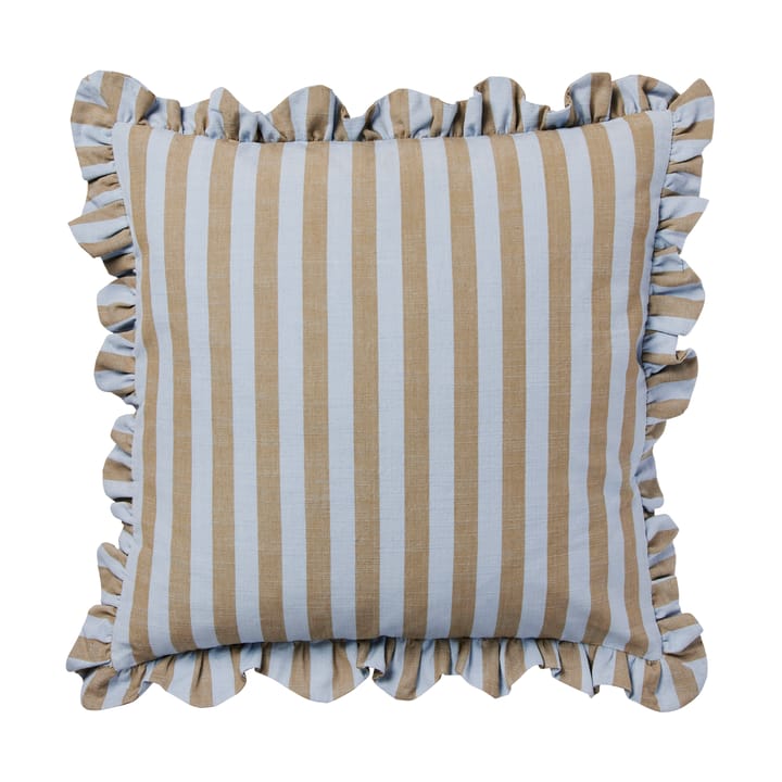 Ina cushion cover - Dusty blue-brown kelp, 50x50 cm - Broste Copenhagen