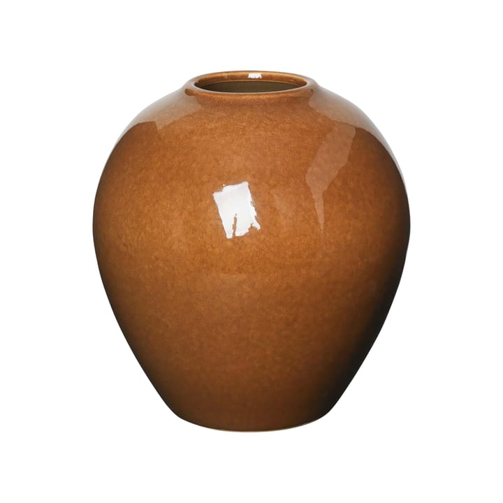 Ingrid ceramic vase 25.5 cm - caramel cafe - Broste Copenhagen