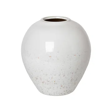 Ingrid ceramic vase 25.5 cm - rainy day-indian tan - Broste Copenhagen