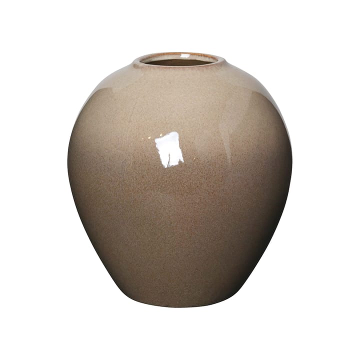 Ingrid ceramic vase 25.5 cm - simple taupe-brown - Broste Copenhagen