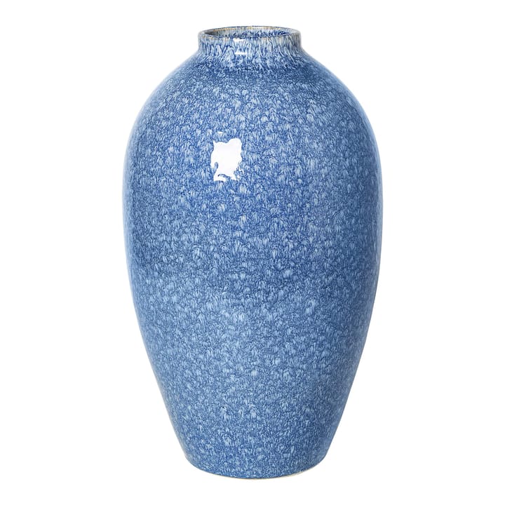 Ingrid ceramic vase 40 cm - insignia blue-white - Broste Copenhagen