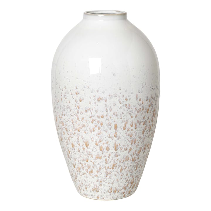 Ingrid ceramic vase 40 cm - rainy day-indian tan - Broste Copenhagen