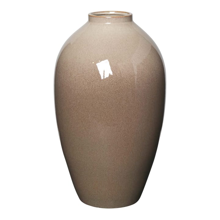 Ingrid ceramic vase 40 cm - simple taupe-brown - Broste Copenhagen