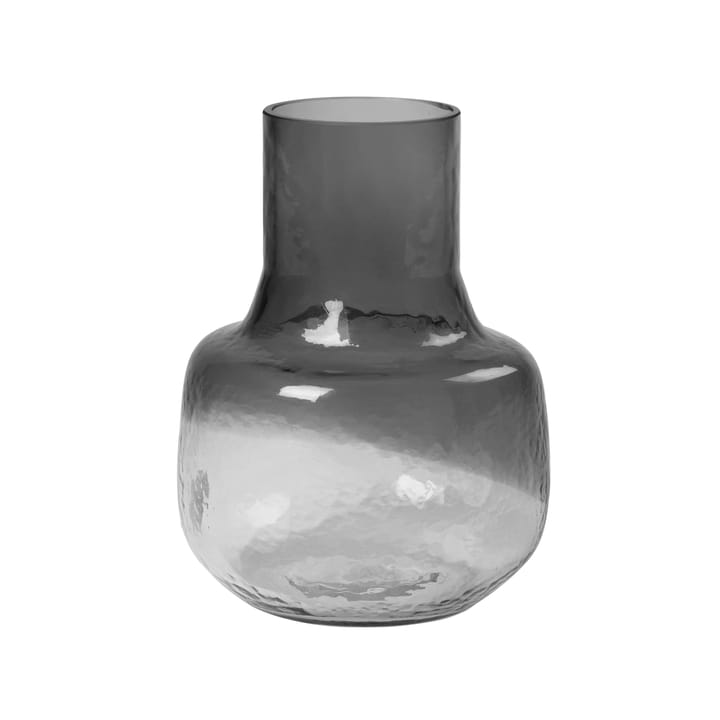 Ingvar glass vase 30 cm - smoked pearl-clear - Broste Copenhagen