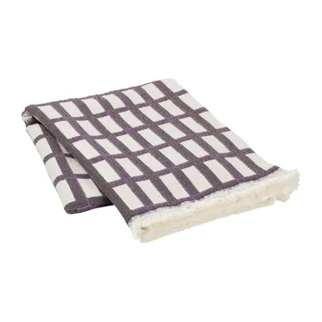 Isa cotton throw 130x180 cm - Decadent cocolate-purple - Broste Copenhagen