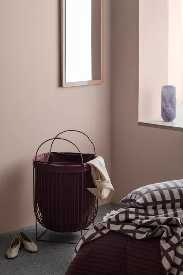 Isa cotton throw 130x180 cm - Decadent cocolate-purple - Broste Copenhagen