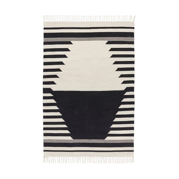 Iselin rug 140x200 cm - Black-off white - Broste Copenhagen