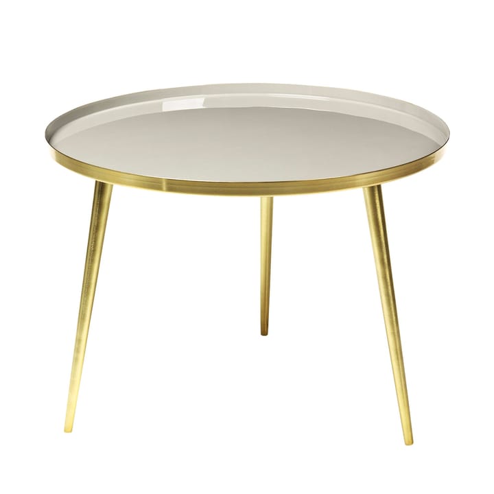 Jelva table simply taupe-brass - Ø 57 cm - Broste Copenhagen