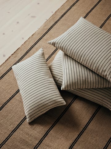 Karen cushion cover - Light beige-black, 30x50 cm - Broste Copenhagen
