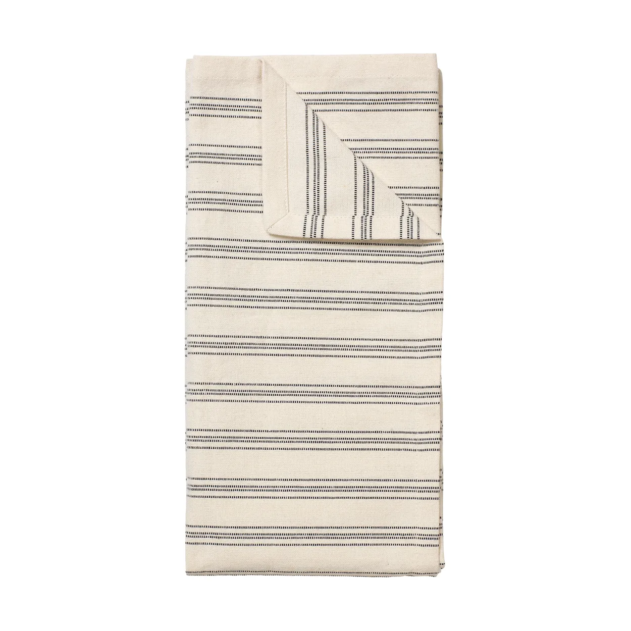 Broste Copenhagen Karl kitchen towel 50x70 cm Black-natural