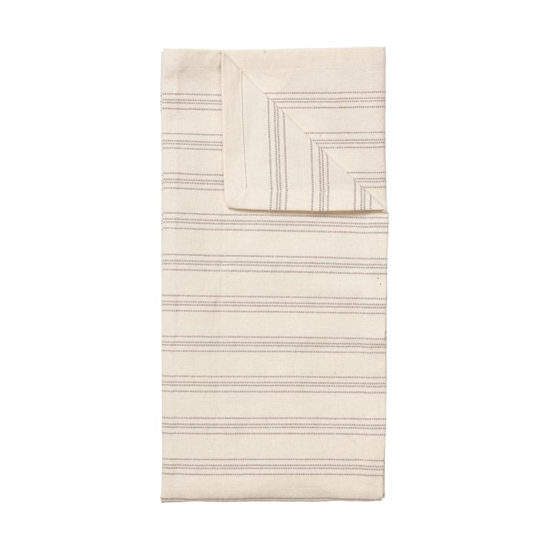 Broste Copenhagen Karl kitchen towel 50x70 cm Fungi grey-natural