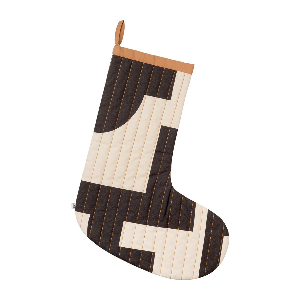 Broste Copenhagen Karla stocking Turkish coffee black