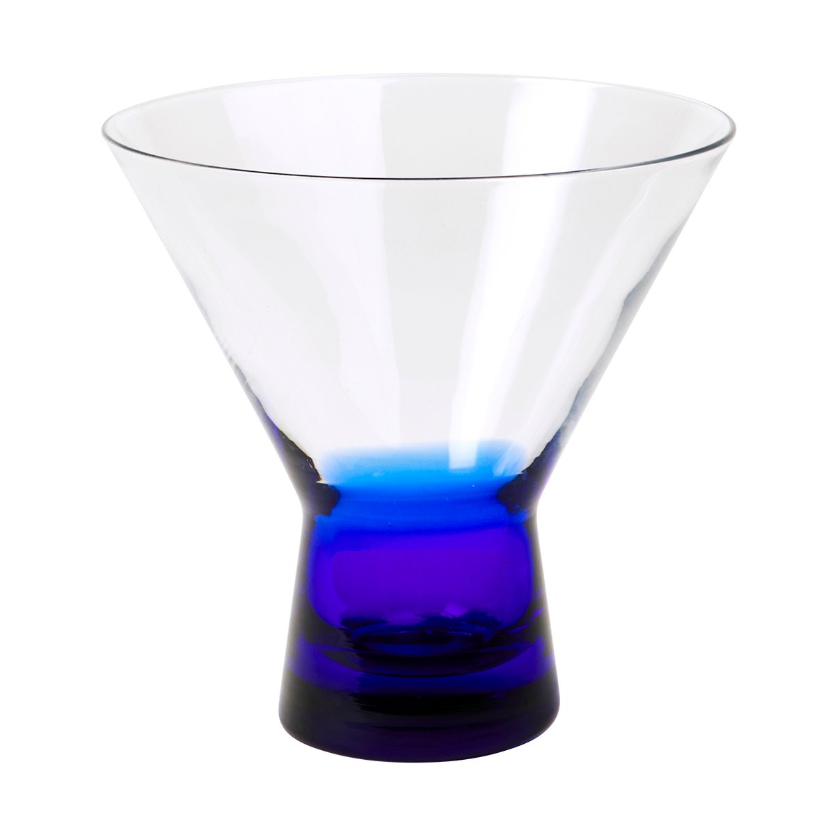 Broste Copenhagen Konus cocktail glass 10 cl Intense blue
