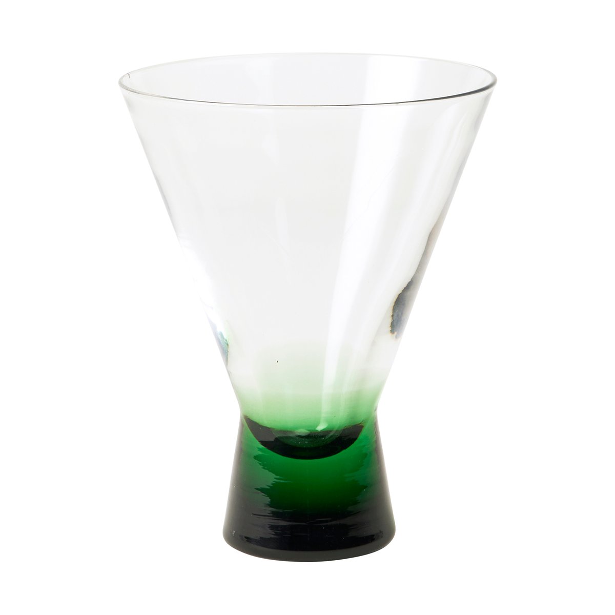 Broste Copenhagen Konus cocktail glass 20 cl Green | Scandinavian Design | Cocktail & Martini glasses | Green