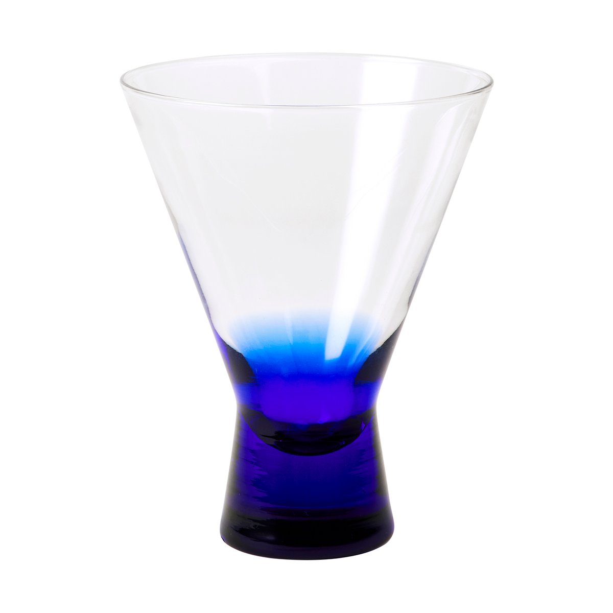 Broste Copenhagen Konus cocktail glass 20 cl Intense blue
