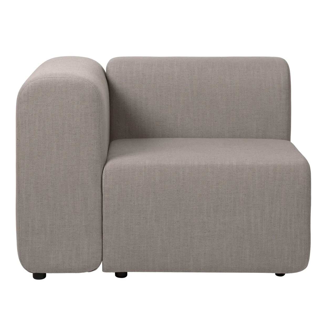 Broste Copenhagen Lagoon corner module left Latte | Scandinavian Design | Sofas | Grey