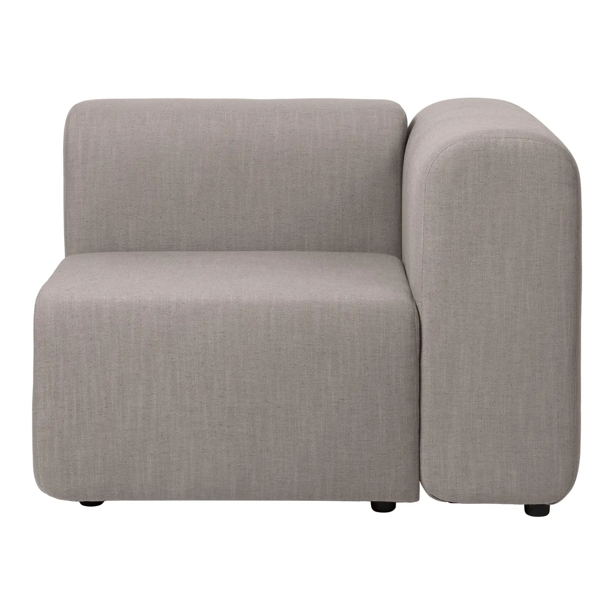 Broste Copenhagen Lagoon corner module left Latte | Scandinavian Design | Sofas | Grey