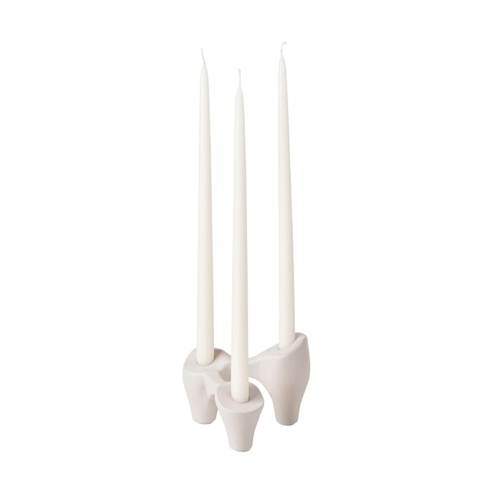 Laia candlestick 16x14x12 cm, Grey sand Broste Copenhagen