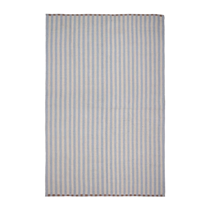 Lamel rug 140x200 cm - Serenity blue-light warm grey - Broste Copenhagen