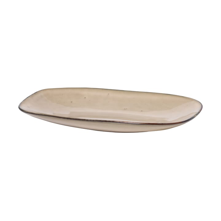 Larni plate 16x26.5 cm, beige Broste Copenhagen