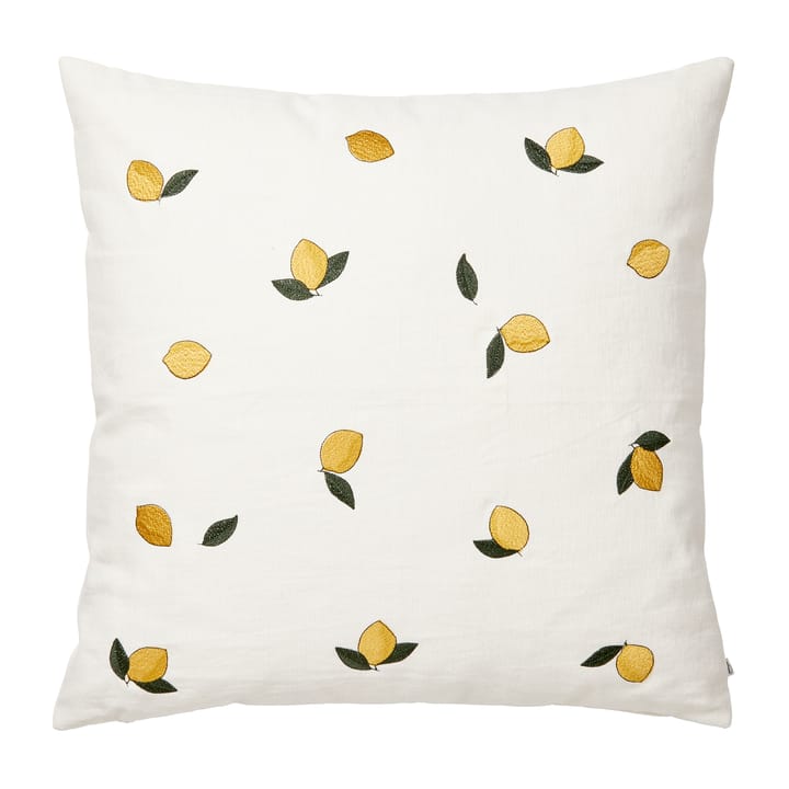Lemon pillowcase 50x50 cm - Golden yellow - Broste Copenhagen