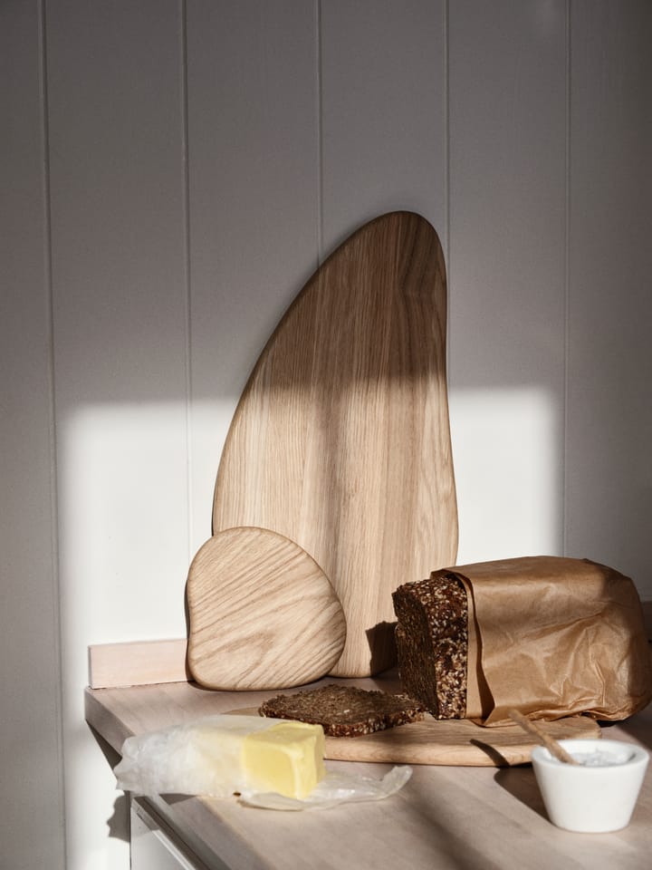 Limfjord cutting board 15x13.5 cm - Natural - Broste Copenhagen