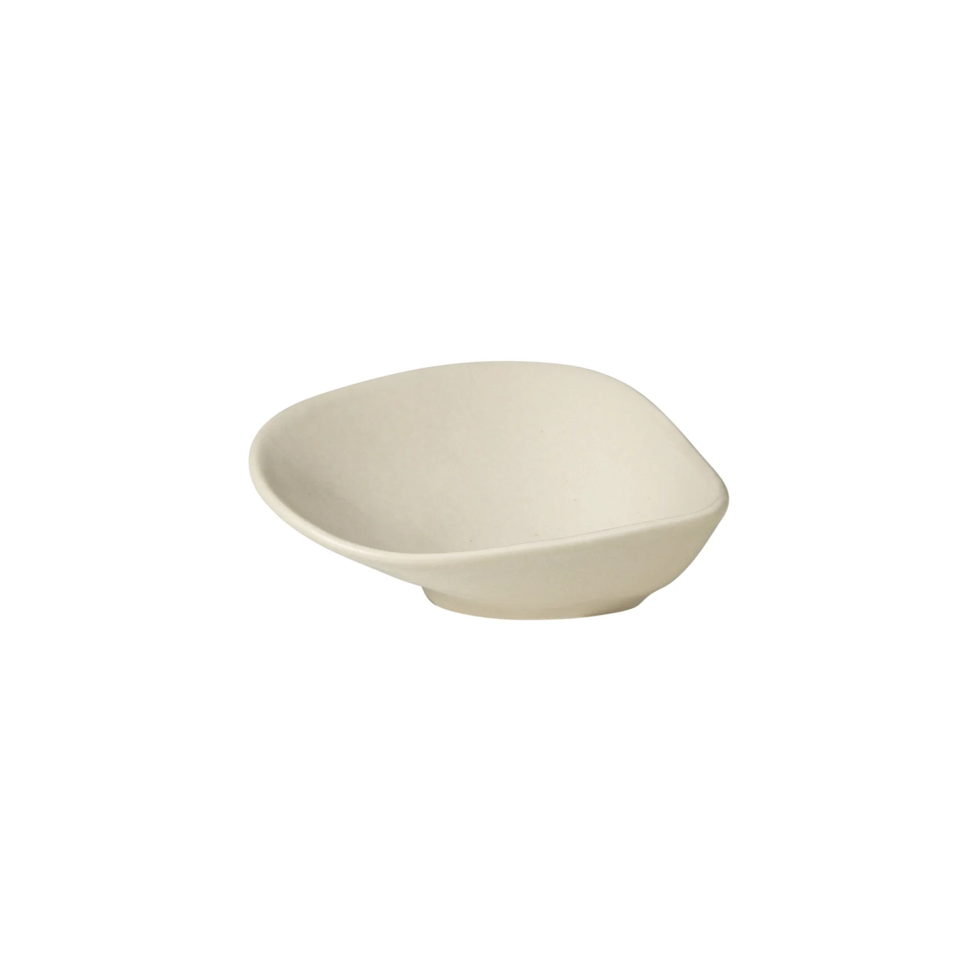 Limfjord small plate 10x10 cm, soft beige Broste Copenhagen