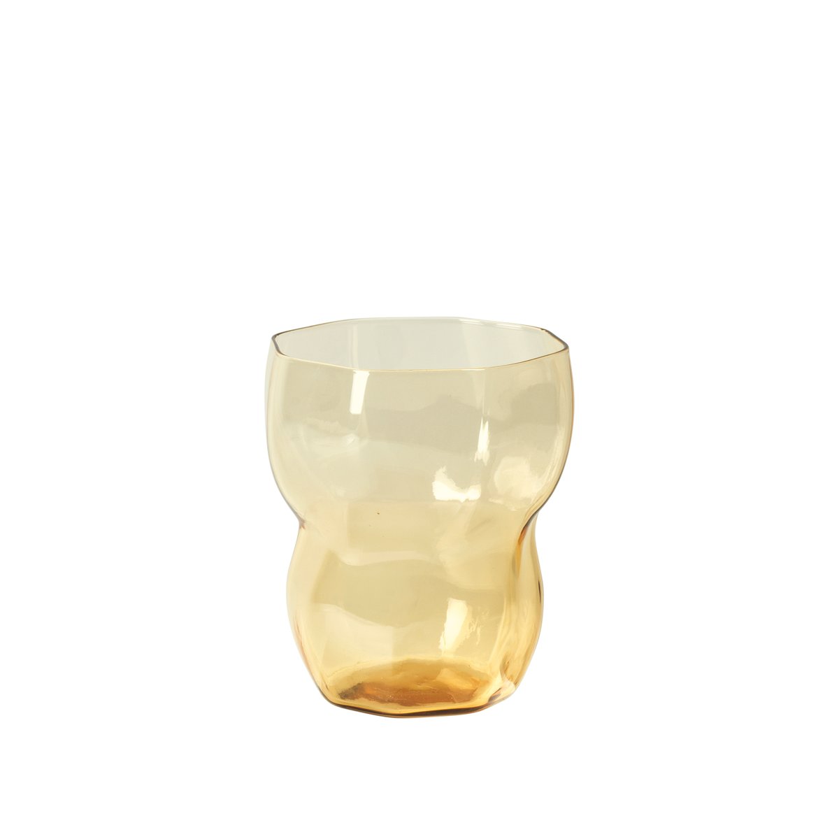 Broste Copenhagen Limfjord Tumbler glass 25cl Amber