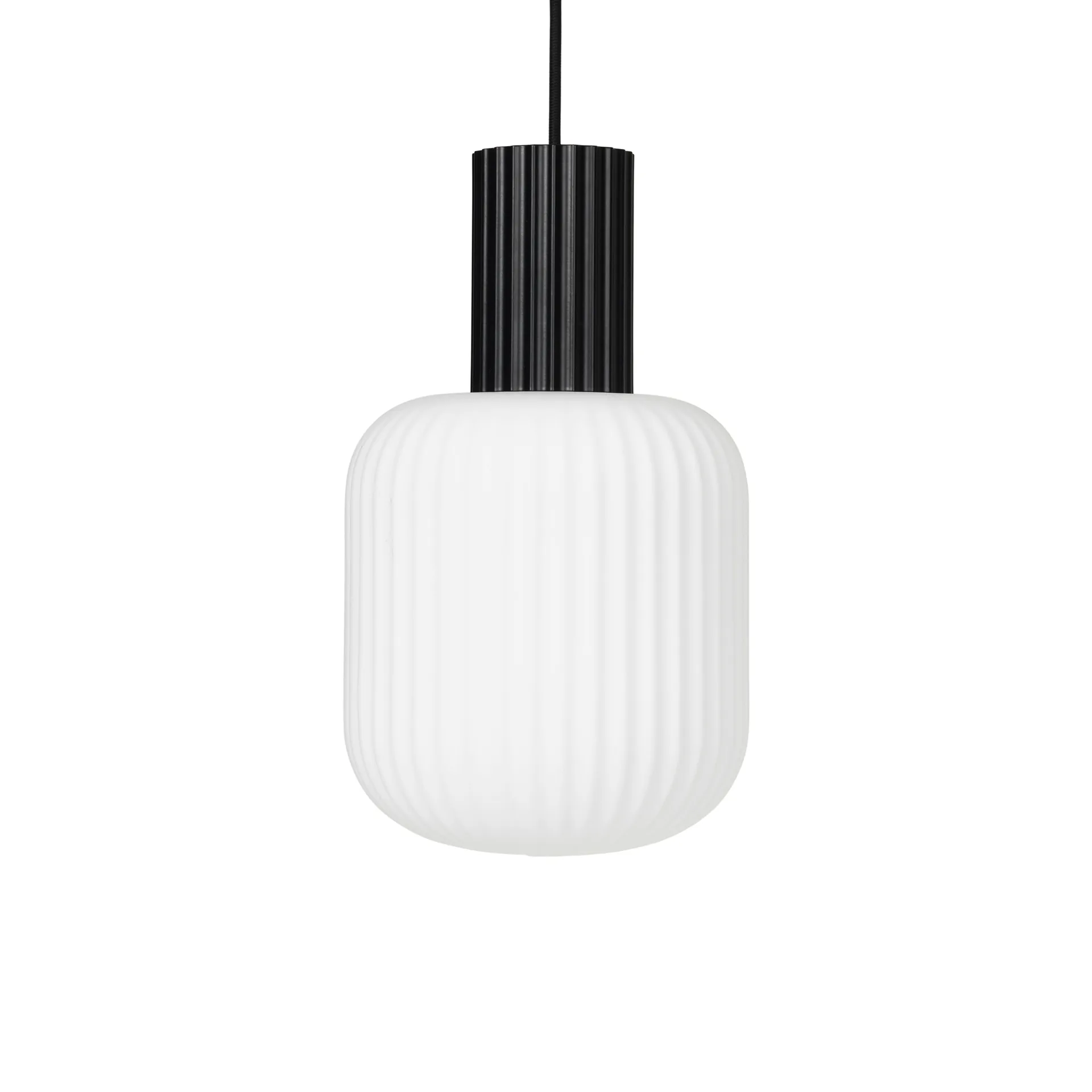 Lolly pendant lamp, black and white-Ø20 cm Broste Copenhagen