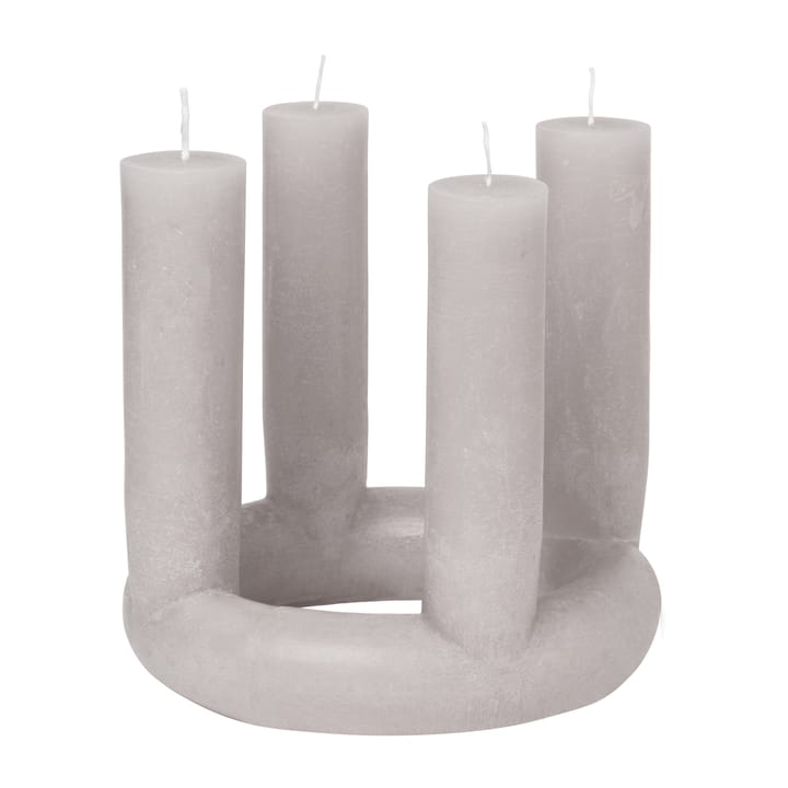 Lucia advent candle - Light gray - Broste Copenhagen