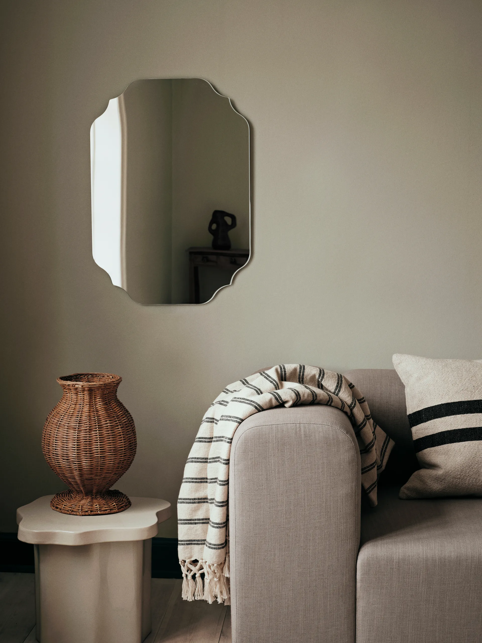 Lulu mirror, 50x70 cm Broste Copenhagen