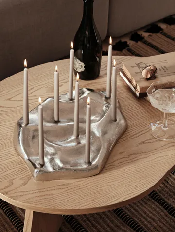 Lumos candle holder 6x36 cm - Metal Finish - Broste Copenhagen